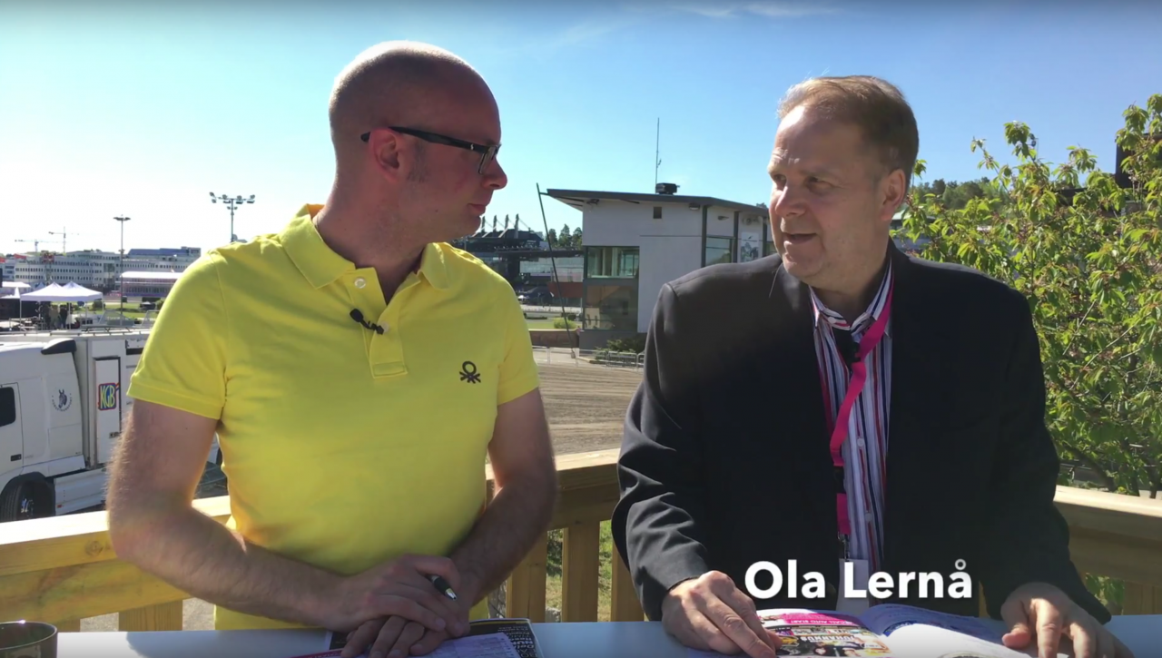 Emil Persson och Ola Lernå från Solvalla