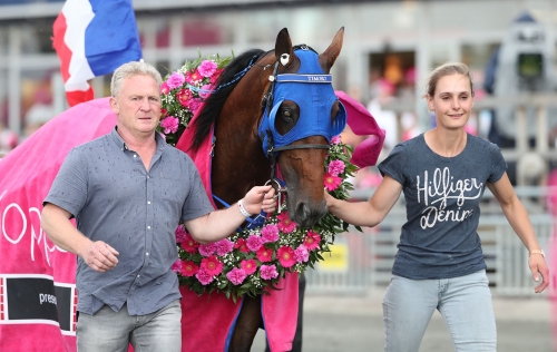 Elitloppsvinnaren från spår tre