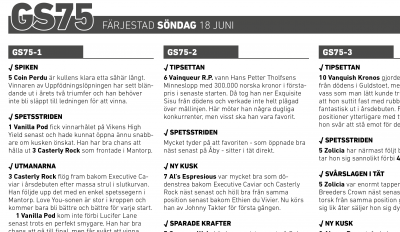 Fullmatade GS-tips, varsågod!