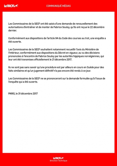 Souloy fortsatt avstängd