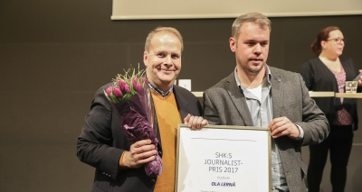 Journalistpris till Ola Lernå