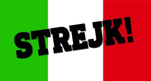 Strejk i Italien