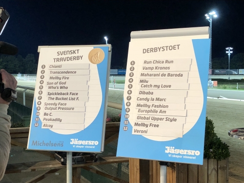 Så lottades Svenskt Travderby