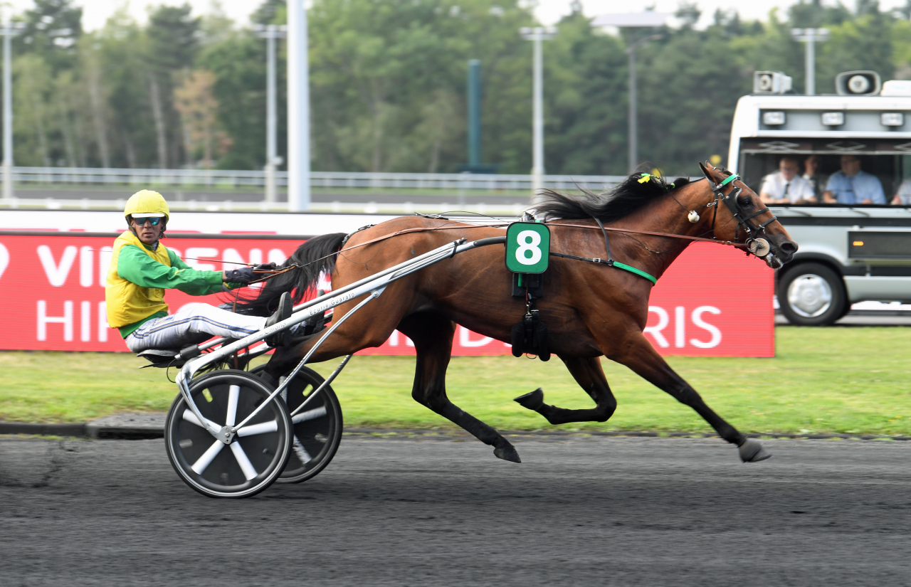 Face Time Bourbon slog världsrekord på Vincennes. Foto: Gerard Forni