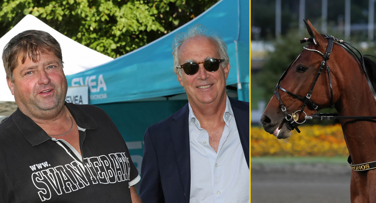 Svante Båth, Antonio Carraretto och Barbro Kronos. Foto Mia Törnberg & Mathias Hedlund/Sulkysport