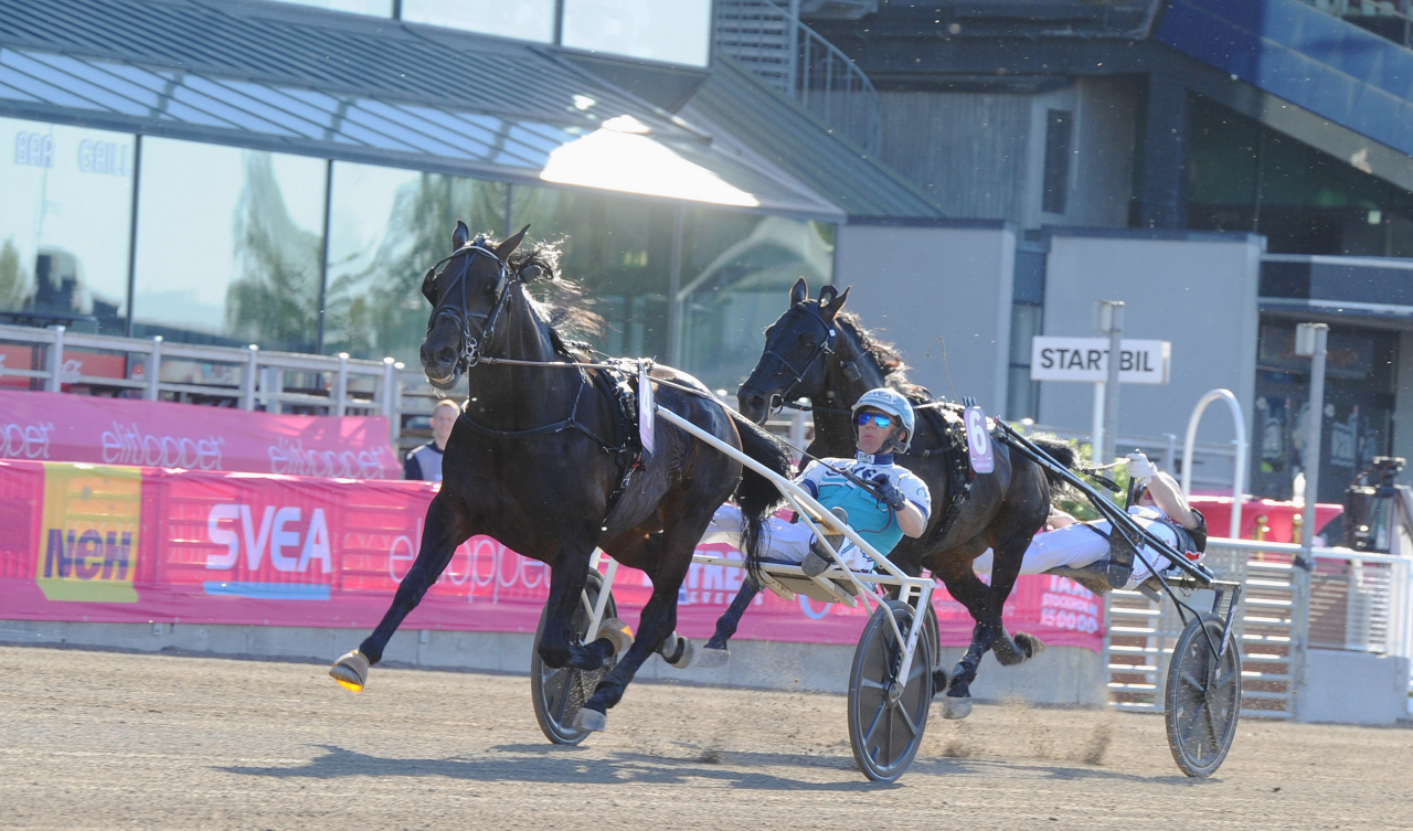 Don Fanucci Zet och Örjan Kihlström var tillbaka som vinnare i Bollnäs. Foto: Adam Ström/stalltz.se