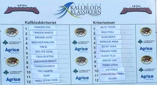 Så lottades spåren i Kriteriefinalerna