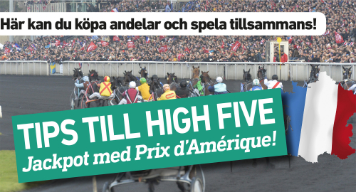 High Five: 30 miljoner i Prix d’Amerique-jackpot!