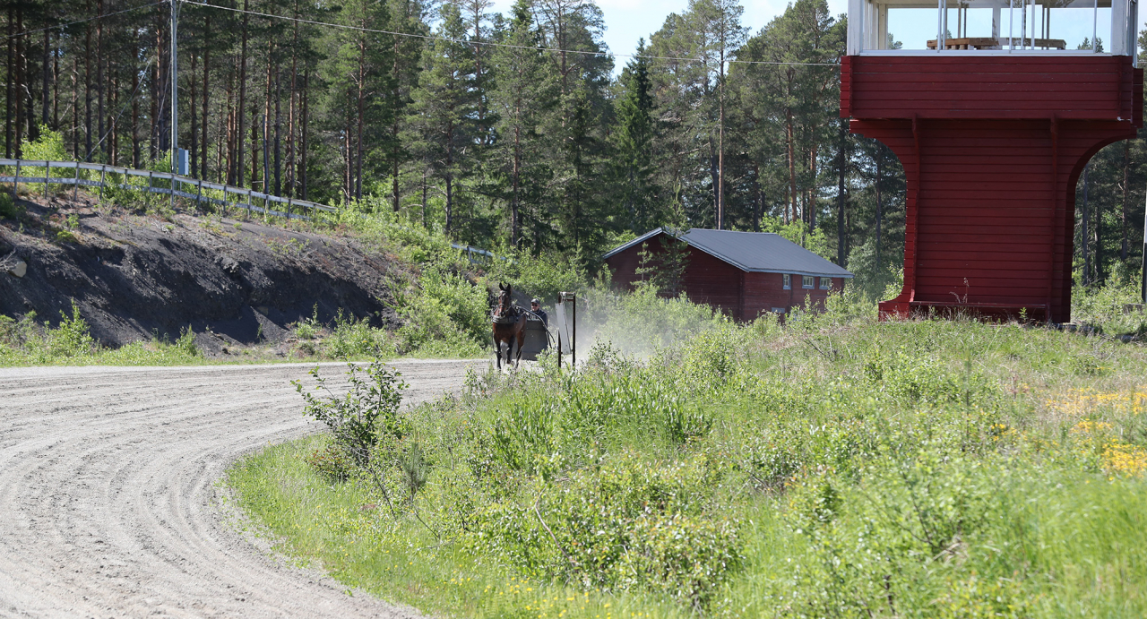 Hackås Travklubbs bana Lillåkra är en av många banor som drivs ideellt i Sverige. Foto Mathias Hedlund/Sulkysport