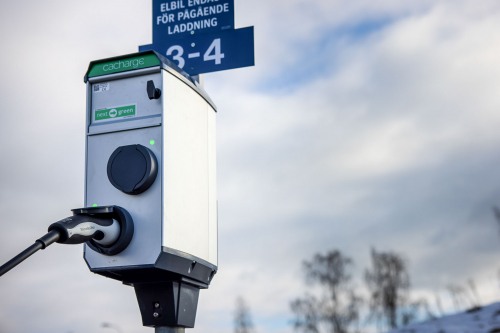 Laddplatser på Bollnästravet