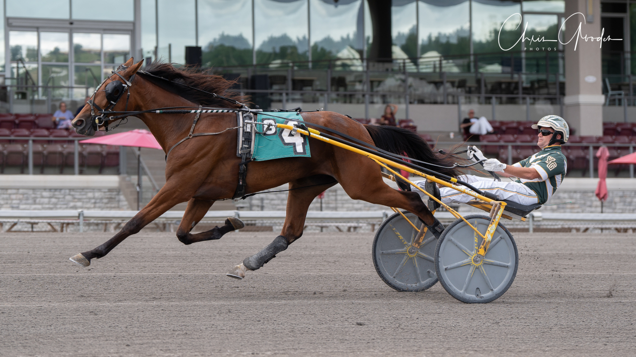 Country Victory vid en tidigare seger. Foto: Chris Gooden