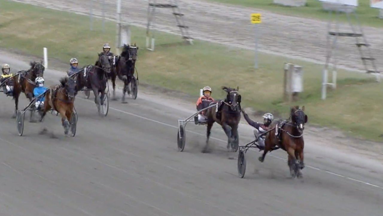 Dwight Pieters och Bicc's Tobee vinner enkelt från spets.