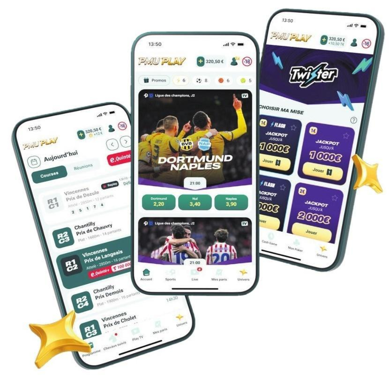 En digital plattform för trav/galopp, sportspel och poker inför PMU. Foto: PMU
