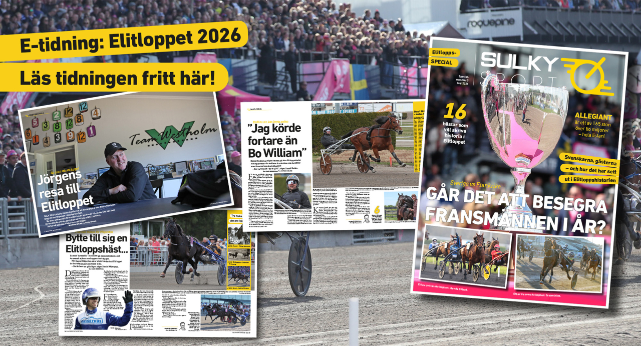 Här är Sulkysports fullmatade E-tidning inför Elitloppet 2026. Mycket nöje!