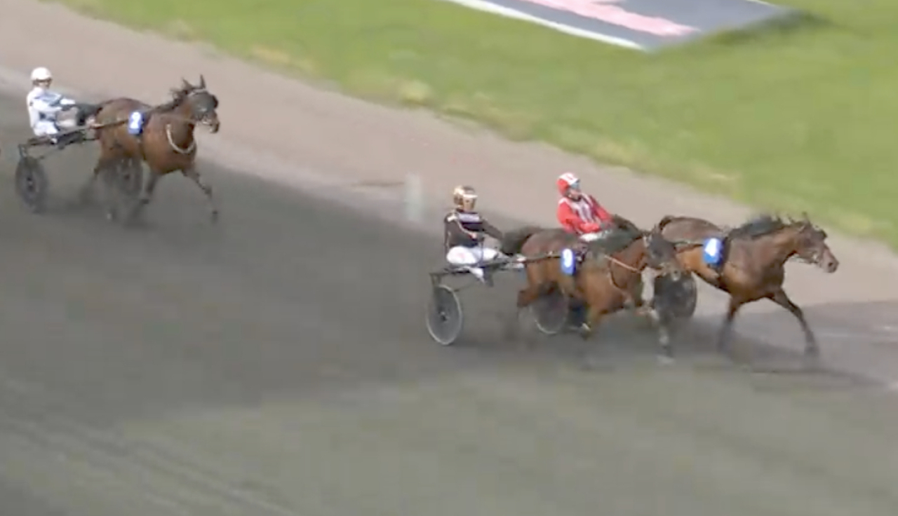 S.G.'s Suzie Q. håller undan till vinst från ledningen. Skärmbild ATG-live.
