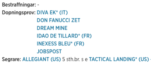 Prov tagna – ST missade