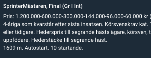 Spåren i Sprintermästaren