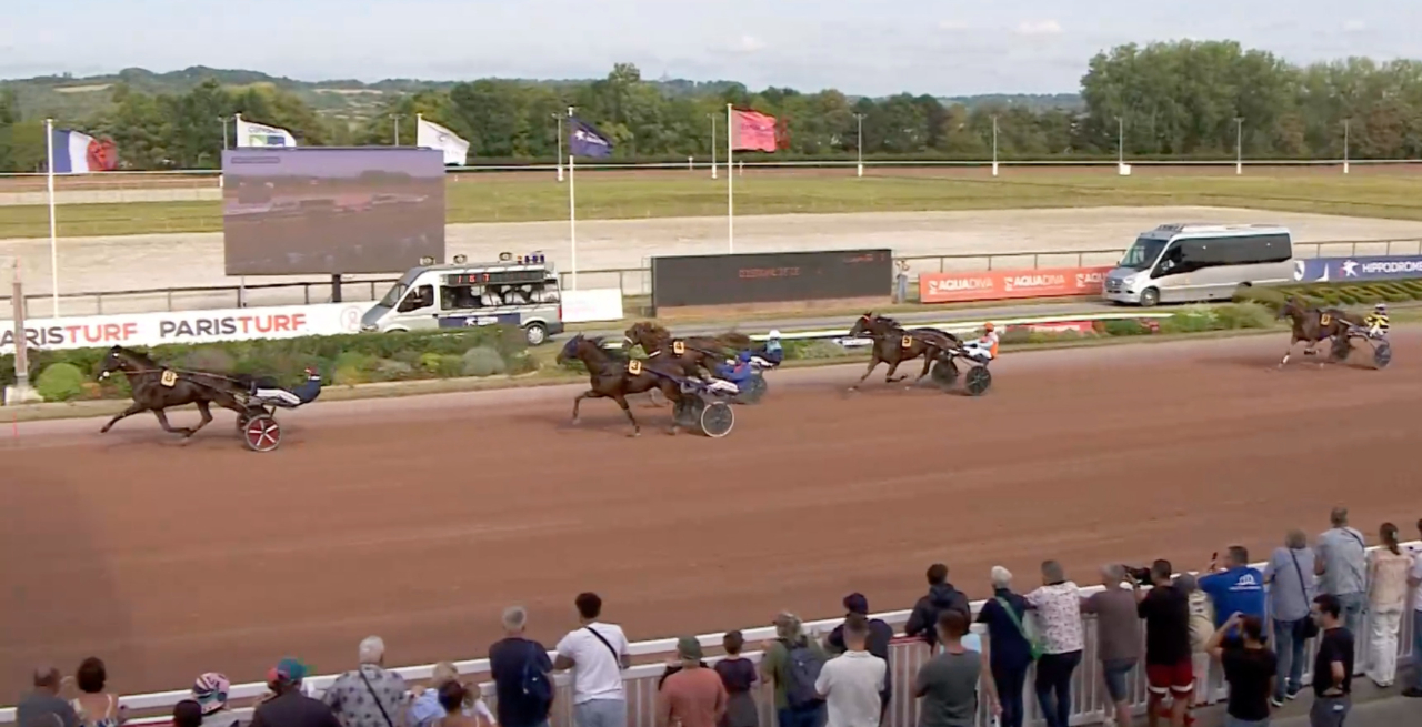 Little Brown vinner för David Thomain.
Skärmbild Letrot