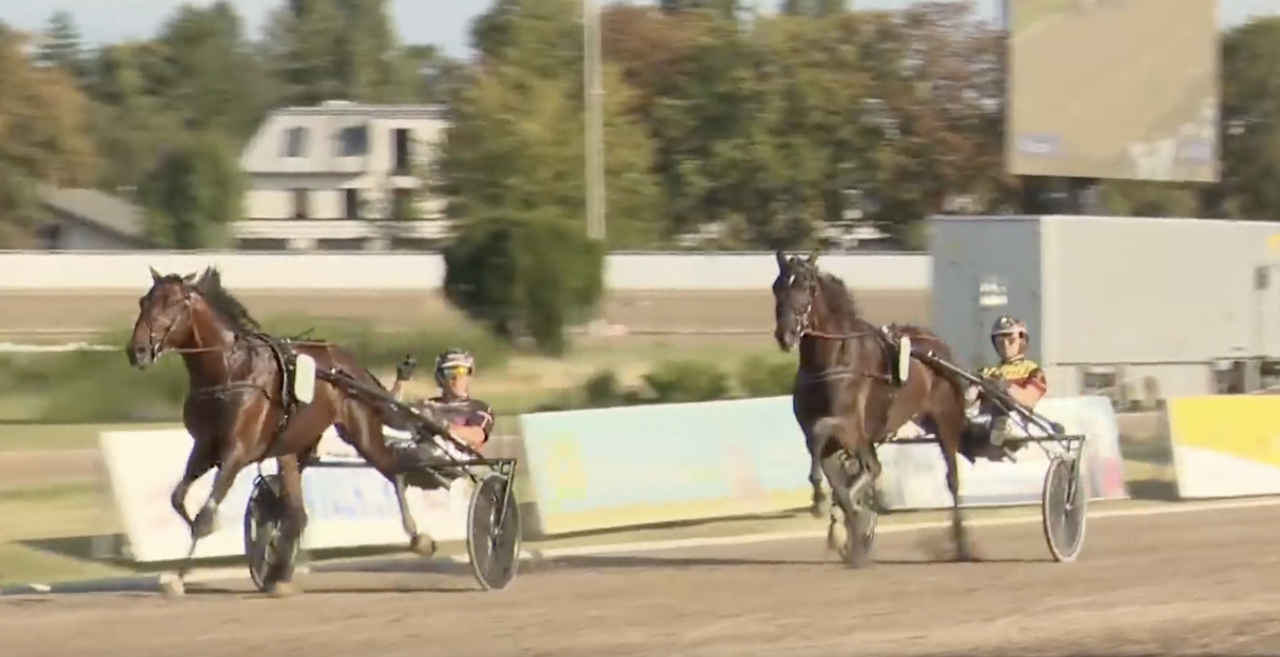 Fragolino Rosso och Robin Bakker vinner Derbyt före Mats E Djuse och Blizzard Diamant.