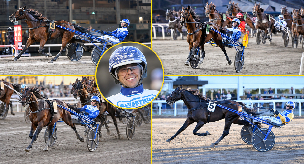 Daniel Wäjersten är i centrum idag.
Foto: Stefan Olsson/CAVOK & Mathias Hedlund/Sulkysport