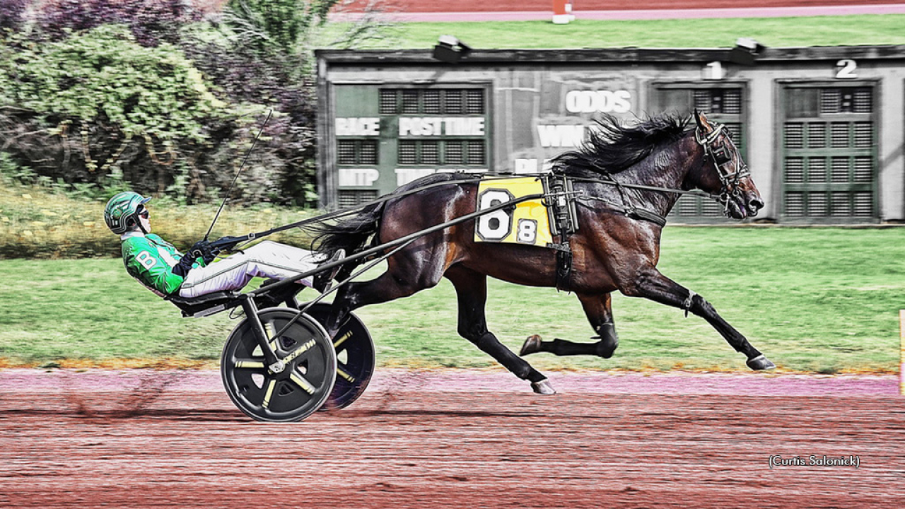 Oil Jack vid segern igår på Pocono Downs. Foto: Curtis Salonick