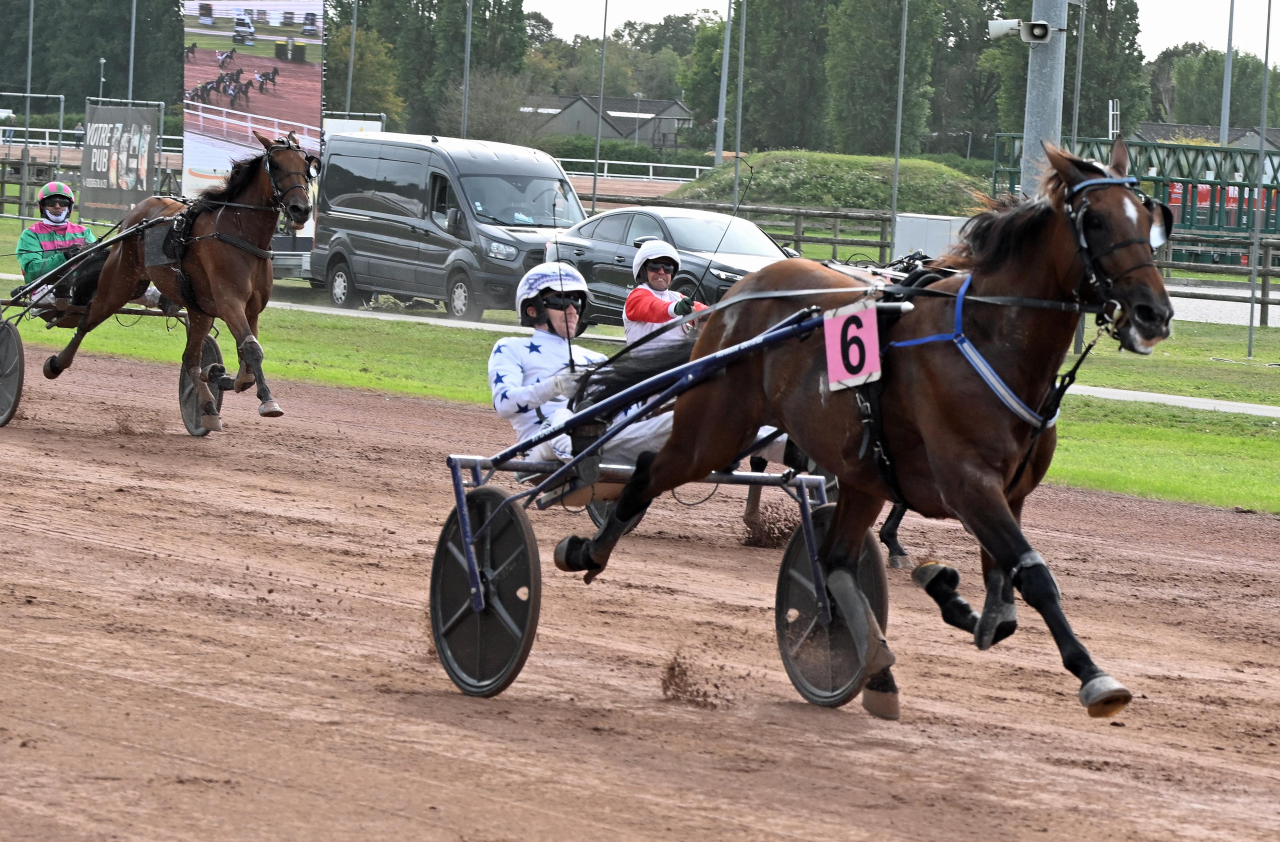 Go On Boy och Romain Derieux vann i Mons idag.
Foto: Gerard Forni