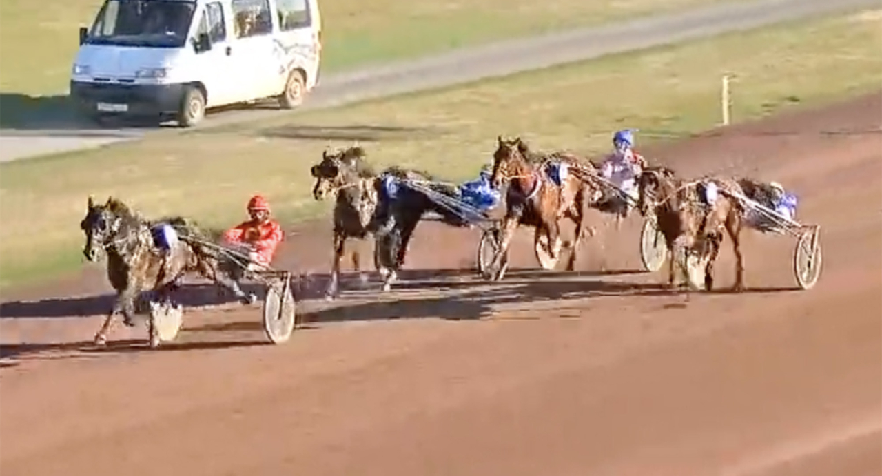 Stall Courants Imperatur Am och Gabriele Gelormini vann i Reims idag. Skärmbild Letrot
